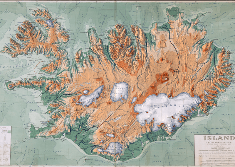 Historical map preview of Iceland