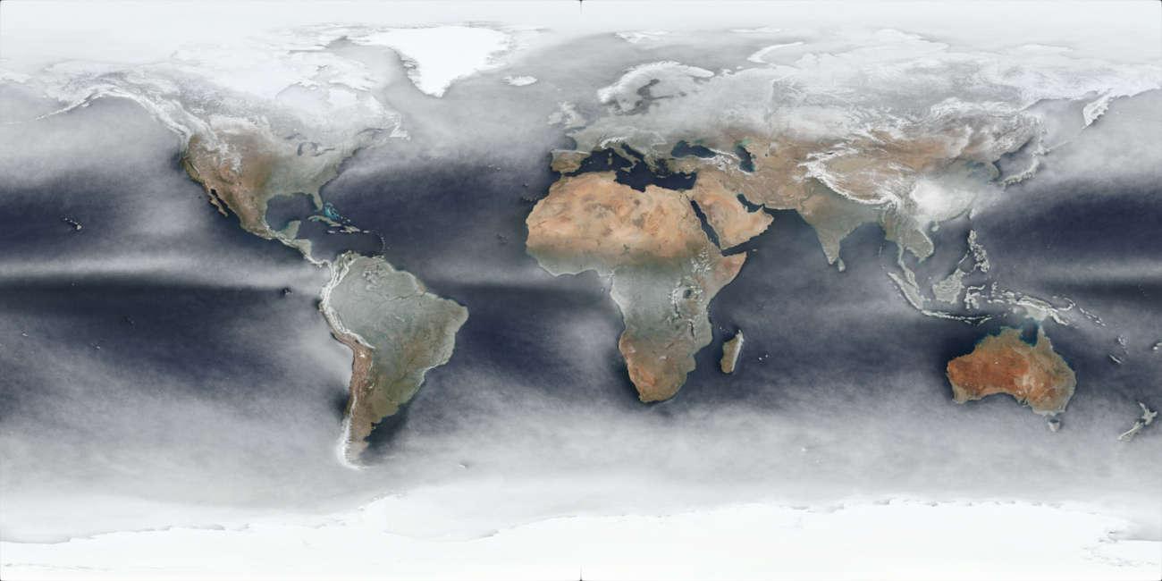 Preview Image of World Full Year 2020 Median Cloud Cover