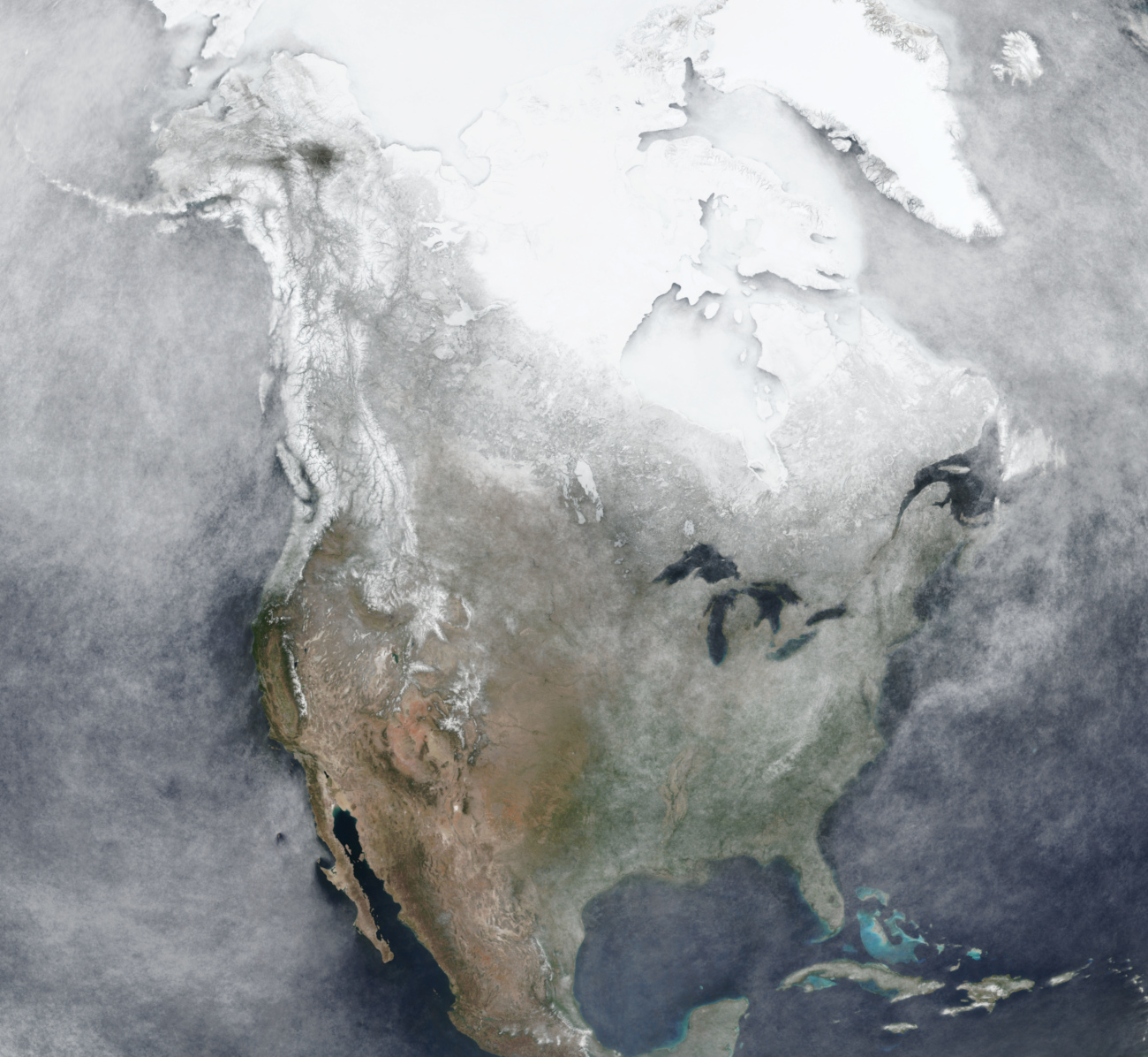 Preview Image of North America Q2 2020 Median Cloud Cover