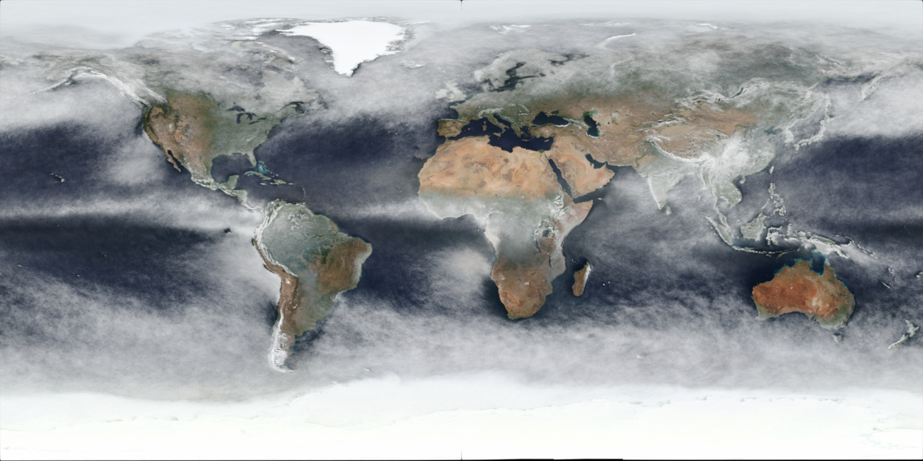 Preview Image of World Q3 2020 Median Cloud Cover
